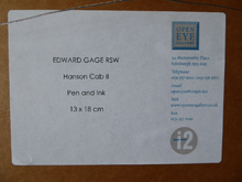Load image into Gallery viewer, Scottish Art for Sale. Watercolour Painting of a Gentleman in a Carriage by Edward Gage
