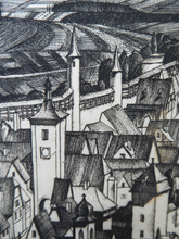 Load image into Gallery viewer, William Wilson Etching. Rothenburg ob der Tauber 1929
