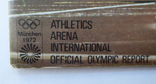 Load image into Gallery viewer, ATHLETICS Arena. Official Report on the Olympic Games. Munich 1972. VERY Rare Publication. Soft Covers
