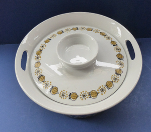 1960s Norwegian Clupea Herring Dish Lidded Casserole or Serving Disah Figgjo Flint Turi Design