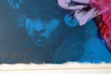 Load image into Gallery viewer, Scottish Art. George Donald Signed Screenprint. 1990s Night Dancer
