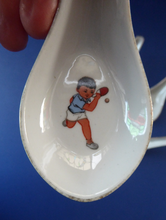 Load image into Gallery viewer, Four Vintage Chinese Porcelain Spoons Table Tennis Image
