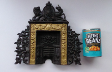 Load image into Gallery viewer, Antique Miniature Cast Iron Fireplace Greenlees Glasgow
