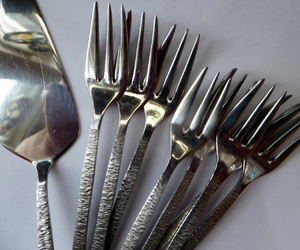 Vintage Viners Studio Pastry Forks by Gerald Benney