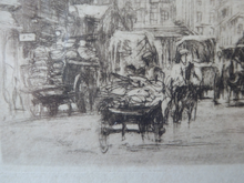 Load image into Gallery viewer, william walcot etching covent garden and royal opera house 1915
