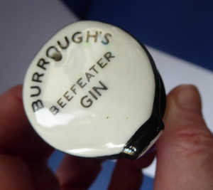 1950s Burrough's Beefeater Gin Bottle Pourer