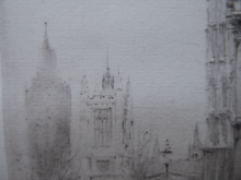 Load image into Gallery viewer, Walcot Westminster Abbey Parliament Square Etching Signed
