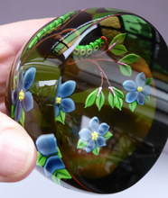 Load image into Gallery viewer, SCOTTISH Large 1993 Limited Edition Caithness CATERPILLAR Paperweight by William Manson. Signed to the base
