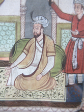 Load image into Gallery viewer, Original Vintage Indian Miniature Watercolour Painting on Silk
