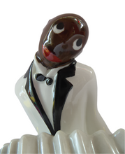 Load image into Gallery viewer, Very Rare ROBJ Collection ART DECO French Jazz Band Accordionist Figurine; c 1928
