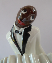 Load image into Gallery viewer, Very Rare ROBJ Collection ART DECO French Jazz Band Accordionist Figurine; c 1928
