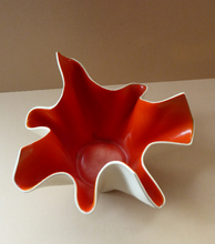 Load image into Gallery viewer, 1950s CERAMIC Handkerchief Vase Arthur Wood Pottery
