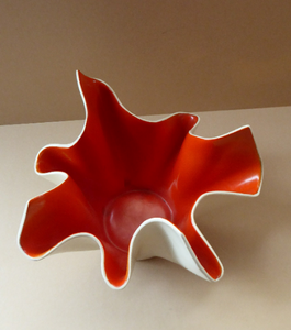 1950s CERAMIC Handkerchief Vase Arthur Wood Pottery