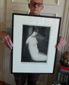 1959 Limited Edition Pencil Signed Etching. Oriental Nude 