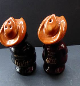 Wade Hamms Beer Bears Salt and Pepper Set