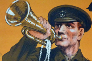 Original WW1 Recruitment Poster More Men Published 1914