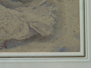 Scottish Art for Sale. Edwin Alexander Watercolour Painting of a White Dove