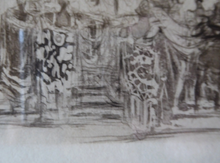 Load image into Gallery viewer, William Walcot Etching Drypoint Decadence of Roman Empire 1925
