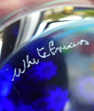 Load image into Gallery viewer, Caithness Whitefriars Glass Paperweight: MILLENNIUM by Colin Terris; 2000
