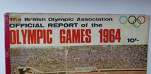Load image into Gallery viewer, Official Report of the Olympic Games. IXth Winter Olympics Innsbruck and XVIII Olympiad TOKYO 1964. Rare Publication. Soft Cover
