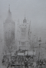 Load image into Gallery viewer, Walcot Westminster Abbey Parliament Square Etching Signed
