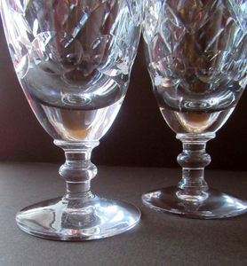 1950s Edinburgh Crystal Wine Glasses Lochiel