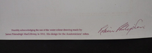 Load image into Gallery viewer, Scottish Art: Collector&#39;s Item ROBIN PHILIPSON Vintage Lithograph Christmas Card, 1994
