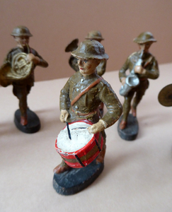 Elastolin Toy Soldiers Army Marching Band