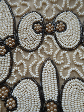 Load image into Gallery viewer, Vintage 1940s Little Beaded Evening Bag. Hand Made in Europe, possibly France. Glass Beads and Pearls
