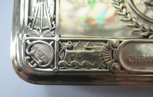 Load image into Gallery viewer, Original WWI Brass Princess Mary Christmas Tin
