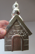 Load image into Gallery viewer, 1960s Silver Plate Snoopy on Kennel Bank or Money Box

