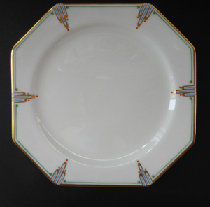 Early PARAGON Bone China ART NOUVEAU Pattern Trio:  Tea Cup & Saucer, plus side plate. Beautiful and Rare