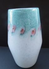 Load image into Gallery viewer, Scottish VASART Art Glass Vase. Etched signature to base; Vintage 1950s
