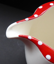 Load image into Gallery viewer, 1950s MIDWINTER Red Domino Large Milk Jug or Pitcher. Designed by Jessie Tait
