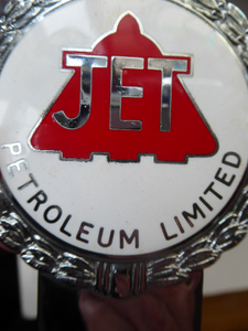 1960s CAR BADGE for JET Petroleum Ltd