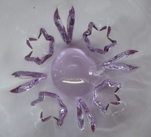 Load image into Gallery viewer, Chunky Crystale de SEVRES Alexandrite Neomydium Bowl - with Stars Decoration
