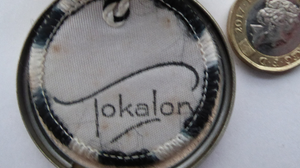 Very Rare ART DECO TOKALON Miniature Powder Compact with Original Contents. Good Condition