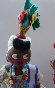 1940s Brazilian Felt Doll