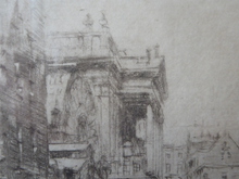Load image into Gallery viewer, william walcot etching covent garden and royal opera house 1915
