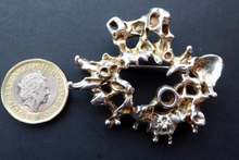 Load image into Gallery viewer, Vintage BRUTALIST Design. Sterling Silver Brooch. Marked STERLING 925S RS for Randers Sølvvarefabrik
