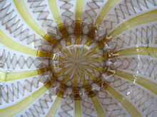 Load image into Gallery viewer,  Salviati Murano Glass Latticino Zanfirico Glass Finger Bowl
