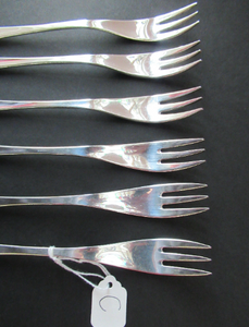 1960s Robert Welch Alveston Silver Plate Forks