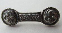 Load image into Gallery viewer, 1940s Silver CELTIC Bar Brooch Designed by Robert Allison
