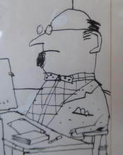 Load image into Gallery viewer, 1970s Cartoon Drawing for Sale by Barry Fantoni for the Listener Magazine
