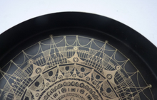 Load image into Gallery viewer, Large 1960s Console Bowl Black and Gold by Baumann for Rosenthal
