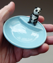 Load image into Gallery viewer, Set of Five Vintage 1960s WADE WHIMTRAYS. Early Made in England Marks to Base: Llama, Boxer, Panda, Lion Cub &amp; Camel

