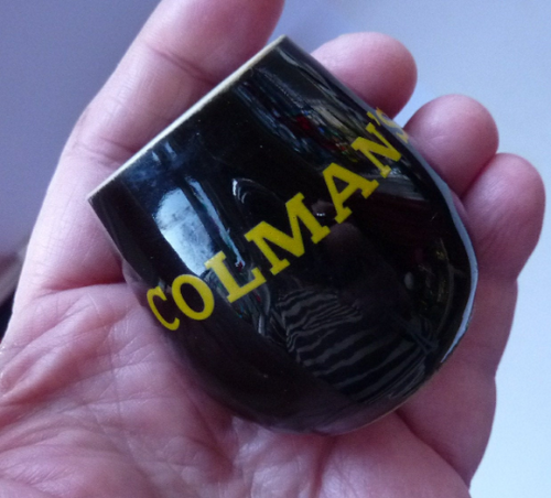 Vintage Ceramic Colman's Mustard Pot Advertising Interest