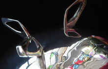 Load image into Gallery viewer, 1960s SCOTTISH SILVER Footed Bowl. With Triangular Shaped Tripod Feet. Edinburgh Hallmark 1962
