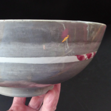 Load image into Gallery viewer, 1920s Elizabeth Amour Large Bowl with Fruiting Vines / Grapes Decoration

