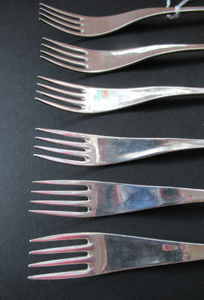 1960s Robert Welch Alveston Silver Plate Forks